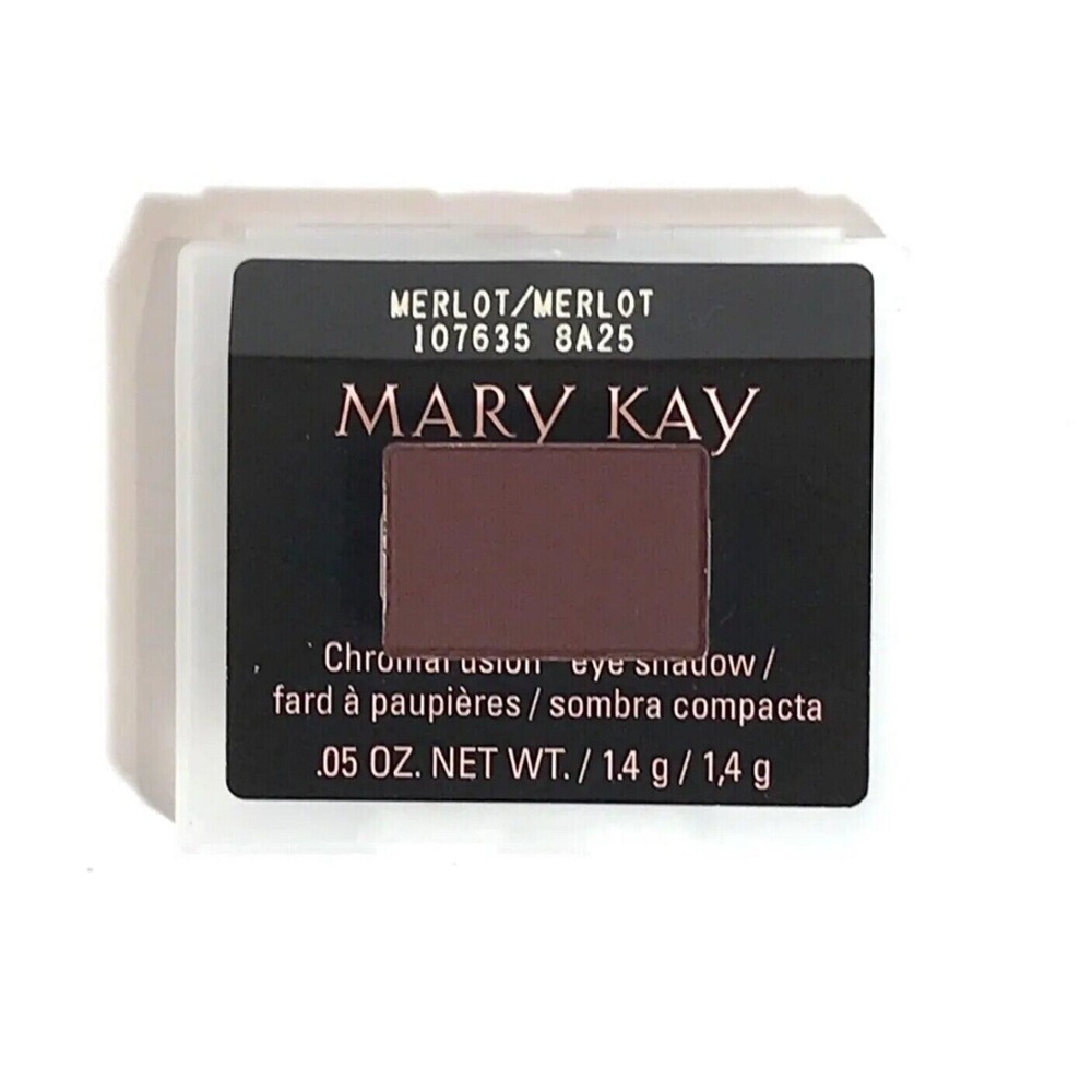 Mary Kay ChromaFusion Eye Shadow Merlot Makeup Red Brown Rich Shimmer Burgundy